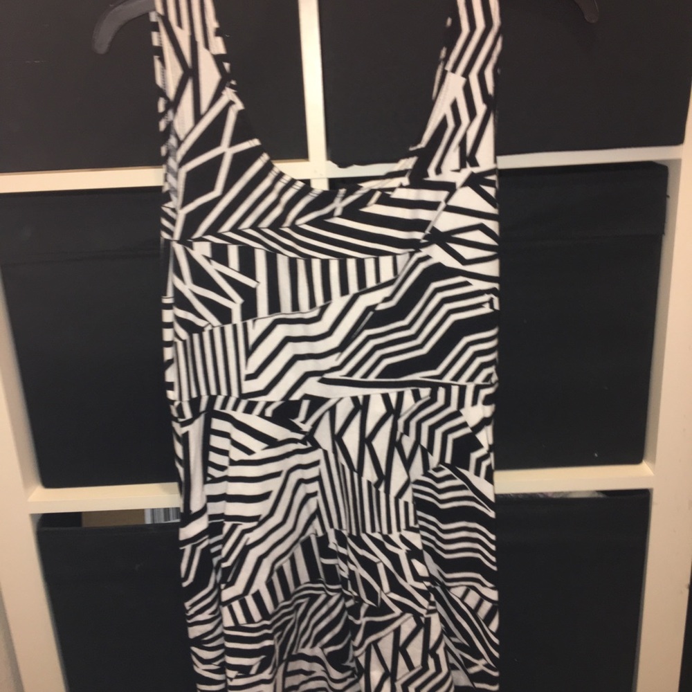Black and white dress